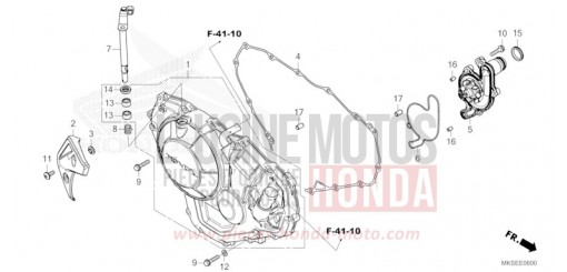 PANNEAU CARTER-MOTEUR D. (CRF1100A/A2/A4/AL/AL2) CRF1100A2M de 2021